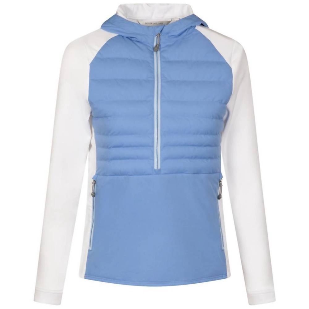 NEW Peter Millar Merge Hooded Jacket Blue White | XL